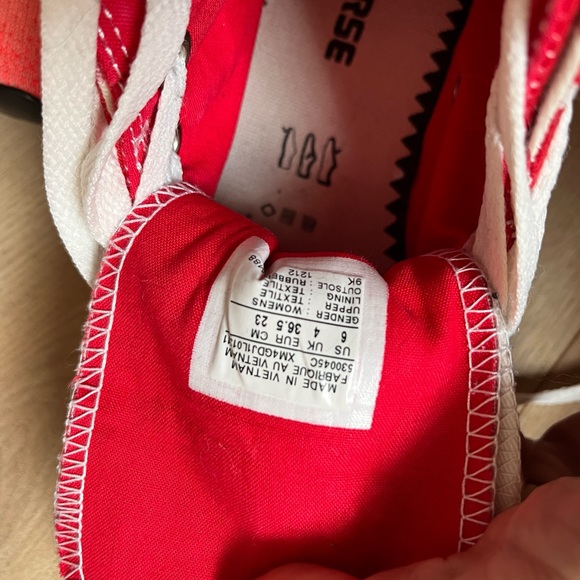 Converse Chuck Taylor Double-Tongue Polka Dot Hi-top Sneakers (Size 6) - Picture 8 of 16